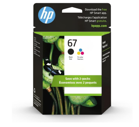HP 67 3YP29AN Black Tri-color ink cartridges