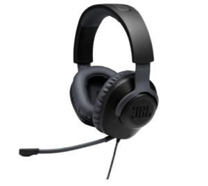 JBL Quantum 100 gaming over the ear headphones with microphone