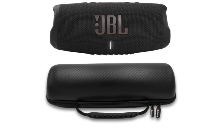 JBL charge 5 with carbon fiber case