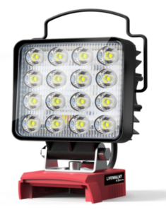 LED work light compatible with M18 Milwaukee battery