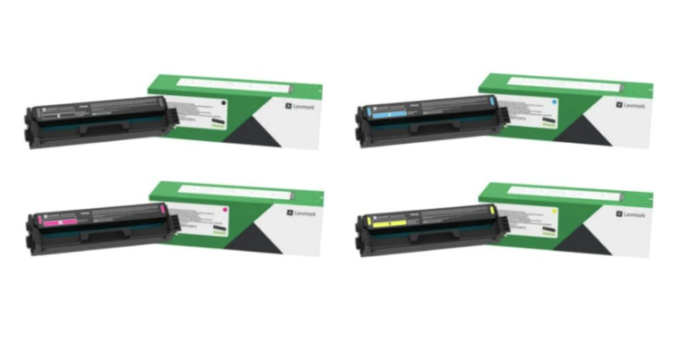 LEXMARK MC3224i all 4 printer cartridges