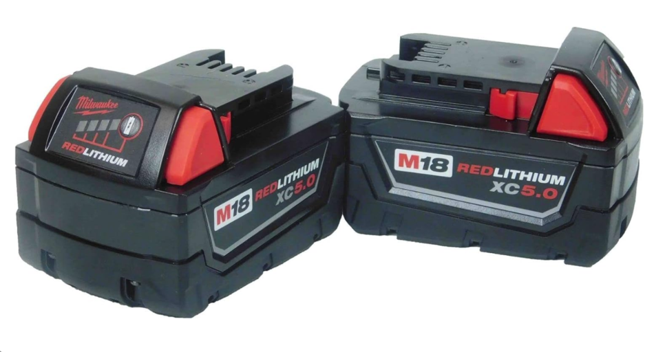 Milwaukee 5.0 Ah battery set