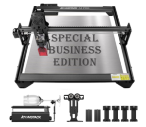 ATOMSTACK A5 Pro Commercial Laser Engraver and R3 PRO Laser Engraver Rotary Roller, 5W Output Power Laser Cutter, Laser Engraver Y-axis Rotary Roller Engraving Module for Engraving Cylindrical Objects