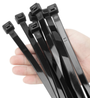 12 inch Black Zip Ties Heavy Duty 80 PCS