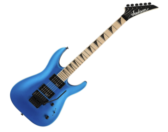 0007 Jackson JS32 DKAM JS Series Dinky Arch Top Electric Guitar, Metallic Blue