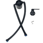 J&L Oil Separator Co. 3.0 Oil Separator Compatible with 2019-2023 Chevy Silverado/GMC Sierra 1500 5.3L/6.2L & 2021-2023 Chevy Tahoe, Suburban, & GMC Yukon/Yukon XL 5.3L/6.2L Driver Side (Black)