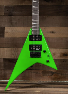 0015 Jackson JS Series RR Minion JS1X Maple Neck Poplar Body Amaranth Fingerboard 24 Jumbo Frets 6-String Electric Guitar (Right-Handed, Neon Green)