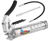 Slippery Pete Pistol Grip Grease Gun - Long Lasting Heavy Duty Steel Construction - Lubricate Tractors, RV's and Cars - Uses 14 Ounce Grease Cartridges