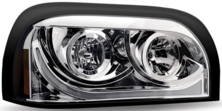 Trux Accessories 27in. x 15in. Freightliner Century Passenger's Side Halogen Projector Semi-Truck Headlight