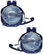 Freightliner Century Headlight 1996 1997 1998 1999 2000 2001 2002 2003 2004 2005 2006 Driver and Passenger Side Headlamp Assembly Replacement