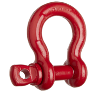 Crosby 1018482 Carbon Steel S-209 Screw Pin Anchor Shackle, Self-Colored, 3-1/4 Ton Working Load Limit, 5/8" Size