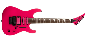 0033 Jackson DK3XR HSS Neon Pink wPink Pickups