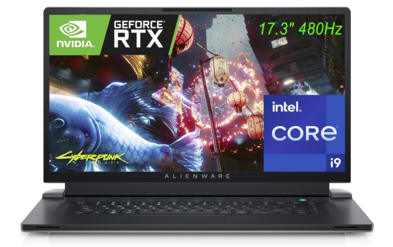 0038 Alienware x17 R2 Gaming Laptop, 17.3" FHD 480Hz, Intel 14-Core i9-12900H up to 5.0GHz, GeForce RTX 3080 Ti 16GB GDDR6, 32GB DDR5 RAM, 2TB PCIe SSD, WiFi 6E, RGB Backlit Keyboard, Windows 11 Pro