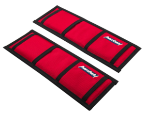 Protection Padded Sleeve Straps for Tie Downs by Aerofast. Ratchet Sleeve to Prevent Damage to Your Boat, Jetski, or Waverunner, 4 x 12 Inches. Pack of 2 - Red