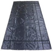 Mytee Products 12'x16' Heavy Duty Smoke Tarp for Flatbed Truck - 18 Ounce Vinyl - Load Covering Tarp Protects Your Cargo from Exhaust Smoke & Dirt - Water Resistant