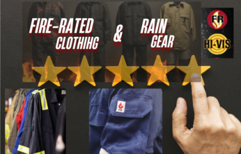 Fire-Rated Clothing and Rain Gear Button on OTR page