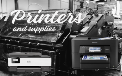 printer and supplies button office supplies page