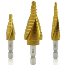 GMTOOLS Step Drill Bit Set