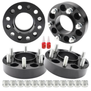 Richeer 1.5'' 6x5.5 Hub Centric Wheel Spacer for GMC Sierra Chevy Silverado 1500, 6x139.7mm Wheel Spacers with 14x1.5 Studs & 78.1mm Bore for Tahoe Avalanche 1500 Suburban Escalade Express Yukon