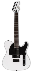ESP LTE200RSW Solid-Body Electric Guitar, Snow White