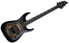 ESP Guitars 6 String Electric Guitar, Black Natural Burst
