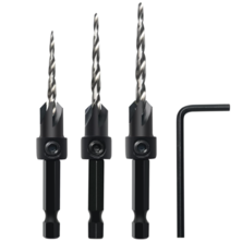 GMTOOLS Countersink Drill Bit Set