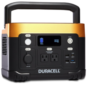 Duracell Portable Power Station 500W (515Wh/120V) Lithium Battery Backup Portable Solar Generator (Solar Panel Sold Separately) for Power Outages, Home Emergency Kits, Camping, Backyard, and Outdoor