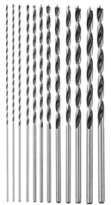 Owl Tools Extra Long 12 Brad Point Wood Drill Bit Set
