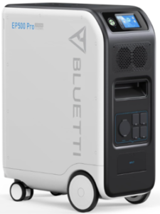 BLUETTI Solar Power Station EP500Pro, 5100Wh LiFePO4 UPS Battery Backup w/ 5 3000W AC Outlets (6000W Surge), 2400W MPPT Solar, Solar Generator for Home Use, Emergency, Power Outage