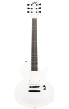 ESP 6 String LTD EC Arctic Metal Electric Guitar, Snow White Satin