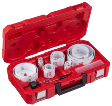 Milwaukee 21 Piece Bi-Metal All Purpose Hole Saw Kit With Case