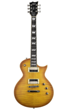 ESP LTD EC-1000T Electric Guitar, Honey Burst Satin