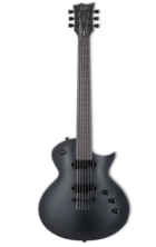 ESP LTD EC-1000 Baritone Electric Guitar - Charcoal Metallic Satin