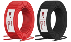 MST PV Wire - 300FT - UV Resistant, Tinned Stranded Copper Solar Wire/Cable for Solar Panel Extension & Photovoltaic Systems - 10AWG and 12AWG - Black and Red (Red, 10AWG)