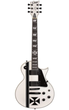 ESP LTD Iron Cross James Hetfield Signature Electric Guitar with Case, Snow White