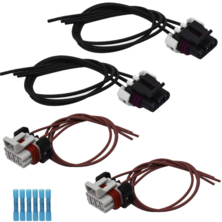 Front Left Right Headlight Turn Signal Bulb Sockets Replacement for 2005-2014 Freightliner Columbia
