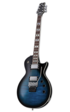 ESP LTD AS-1FR Signature Series Alex Skolnick Electric Guitar, Black Aqua Sunburst