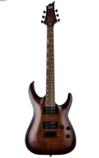 ESP LTD H-200FM - Dark Brown Sunburst