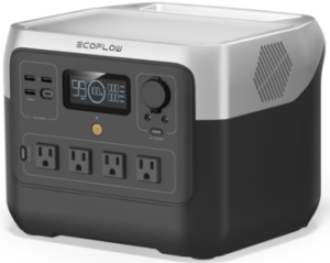 EF ECOFLOW Portable Power Station RIVER 2 Pro, 768Wh LiFePO4 Battery, 70 Min Fast Charging, 4X800W (X-Boost 1600W) AC Outlets, Solar Generator for Outdoor Camping/RVs/Home Use Black