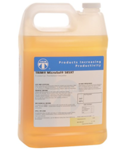 TRIM Cutting & Grinding Fluids MS585XT1 MicroSol 585XT Nonchlorinated Semisynthetic Microemulsion Coolant, Extended life, 1 gal Jug