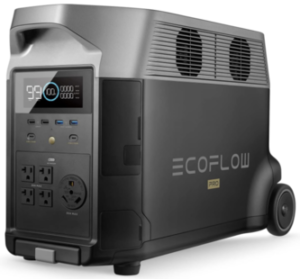 EF ECOFLOW Portable Power Station 3600Wh DELTA Pro, 120V AC Outlets x 5, 3600W, 2.7H Fast Charge, Lifepo4 Power Station, Solar Generator for Home Use, Power Outage, Camping, RV, Emergencies