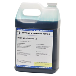 TRIM Cutting & Grinding Fluids MS606BD1 MicroSol 606 BD Long Life Microemulsion, Blue Dye, 1 gal Jug