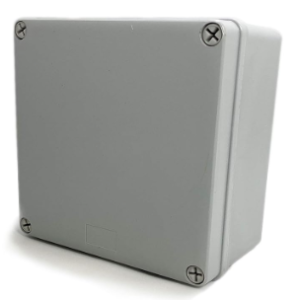 DJC Supply Co. 12"x10"x4" Weather & Dust Proof IP65 PS Plastic Universal Electrical Junction Conduit Box and DIY Project Enclosure, Use for Outdoor and Indoor (1 Pack) Updated Stronger Material