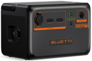 BLUETTI Expansion Battery B80P, 806Wh LiFePO4 Battery Pack for Power Station AC60P/EB3A/EB55/EB70S/AC180, DC Power Source w/ 100W USB-C, Extra Battery for Outdoor Camping, Off-Grid, Power Outage