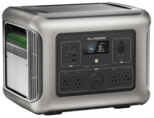 ALLPOWERS R2500 Solar Generator 2500W (4000W Peak), 2016Wh LiFePO4 Portable Power Station, 0-100% in 1 Hr, UPS Function, 30A RV AC for RV Backup Outdoor Camping Home Use Emergency