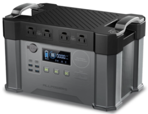 ALLPOWERS S2000 Portable Power Station 2000W (Peak 4000W) MPPT Solar Generator 1500Wh Backup Battery with 4 AC Outlets for Outdoor Camping RV Emergency Off-Grid