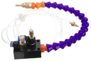 OriGlam Mist Coolant Lubrication Spray System for Metal Cutting Engraving Cooling Sprayer Machine for Air Pipe CNC Lathe Milling Drill