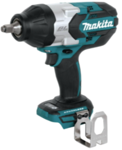 Makita XWT08Z 18V LXT Lithium-Ion Brushless Cordless High-Torque 1/2" Sq. Drive Impact Wrench, Tool Only