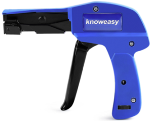 Cable Tie Gun,Knoweasy Fastening Cable Tie Tool,Die-Cast Steel Flush Cut Zip Tie Tool with Steel Handle for Nylon Cable Tie,7 Inches Length