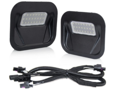 D-Lumina Tailgate Step Light LED Truck Bed Multi-Pro Lamp Assembly Kit Compatible with GMC Sierra 1500 2500 HD 3500 HD 2020-2021 & Chevy Silverado 1500 2500 HD 3500 HD 2020, Replacement for 84347814